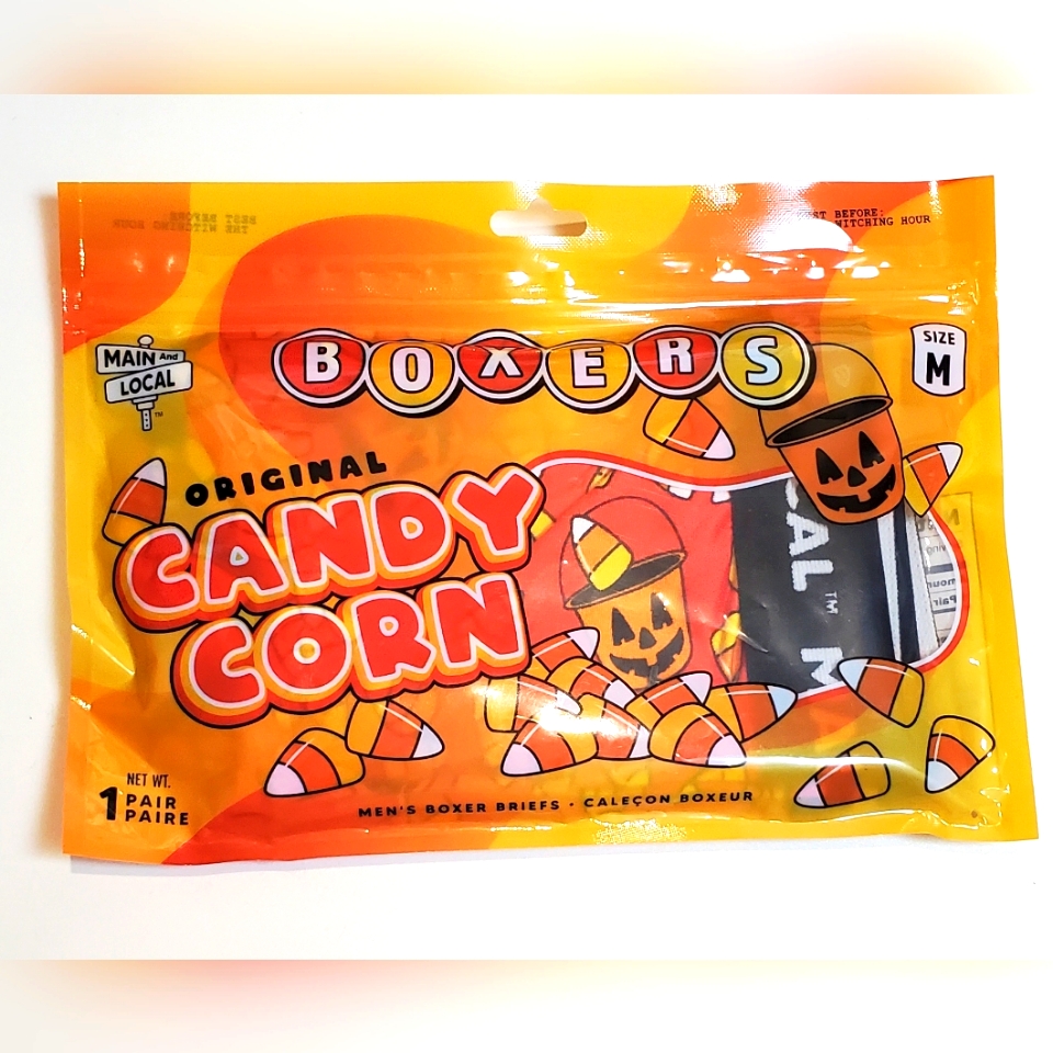 Candy Corn Halloween Men's Boxer Brief